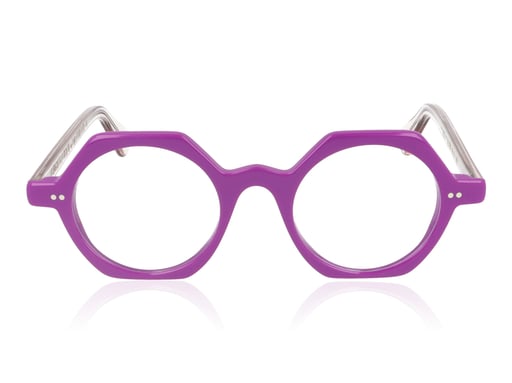 Picture of La Brique & La Violette Kiss VL Purple and Transparent Peach Glasses