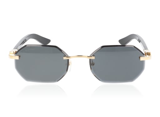 Picture of Cartier CT0439S 001 Gold and Grey Sunglasses