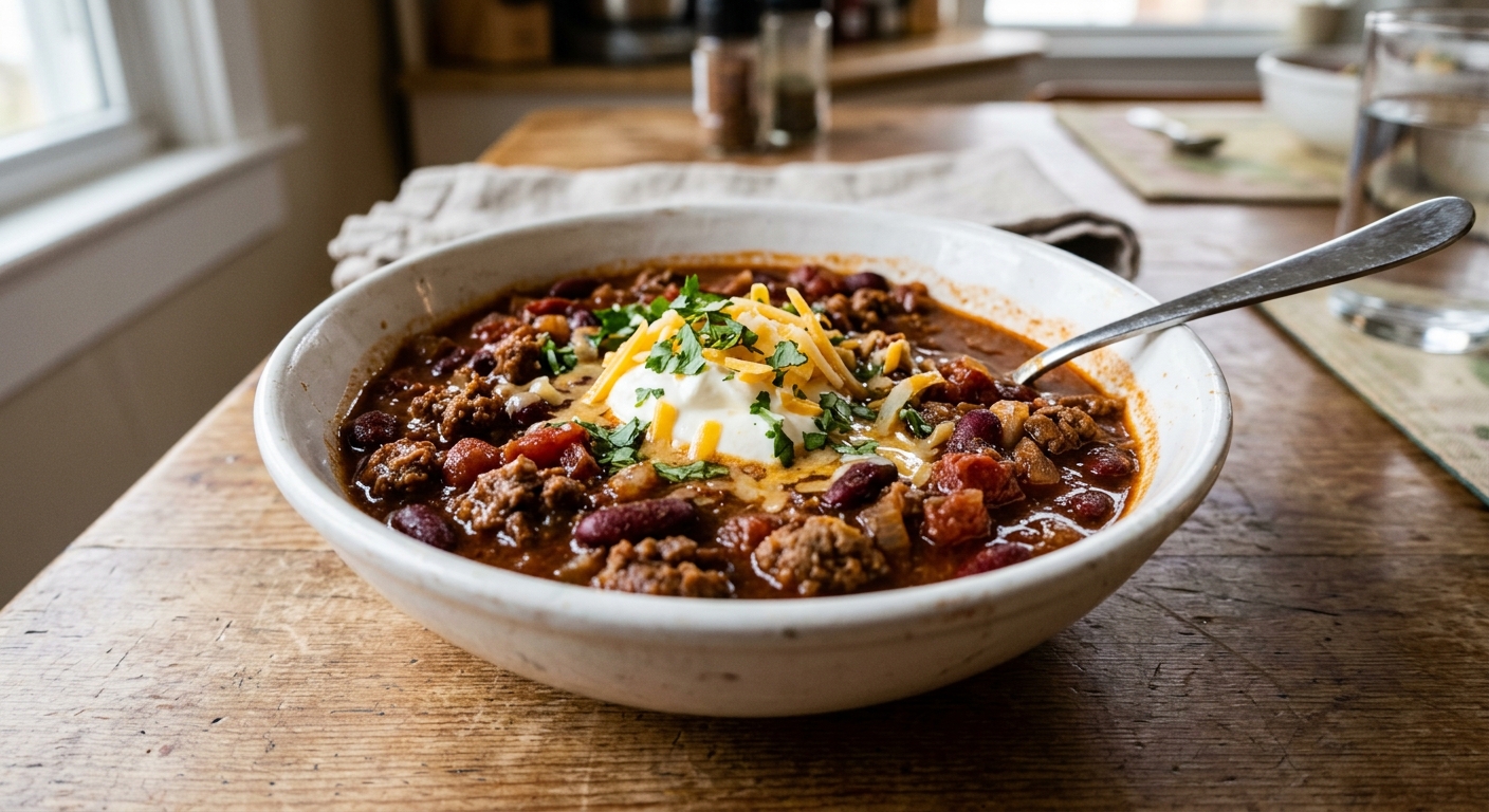 Hearty Beef and Bean Chili