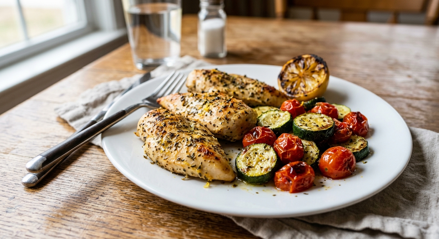 One-Pan Lemon Herb Chicken and Veggies