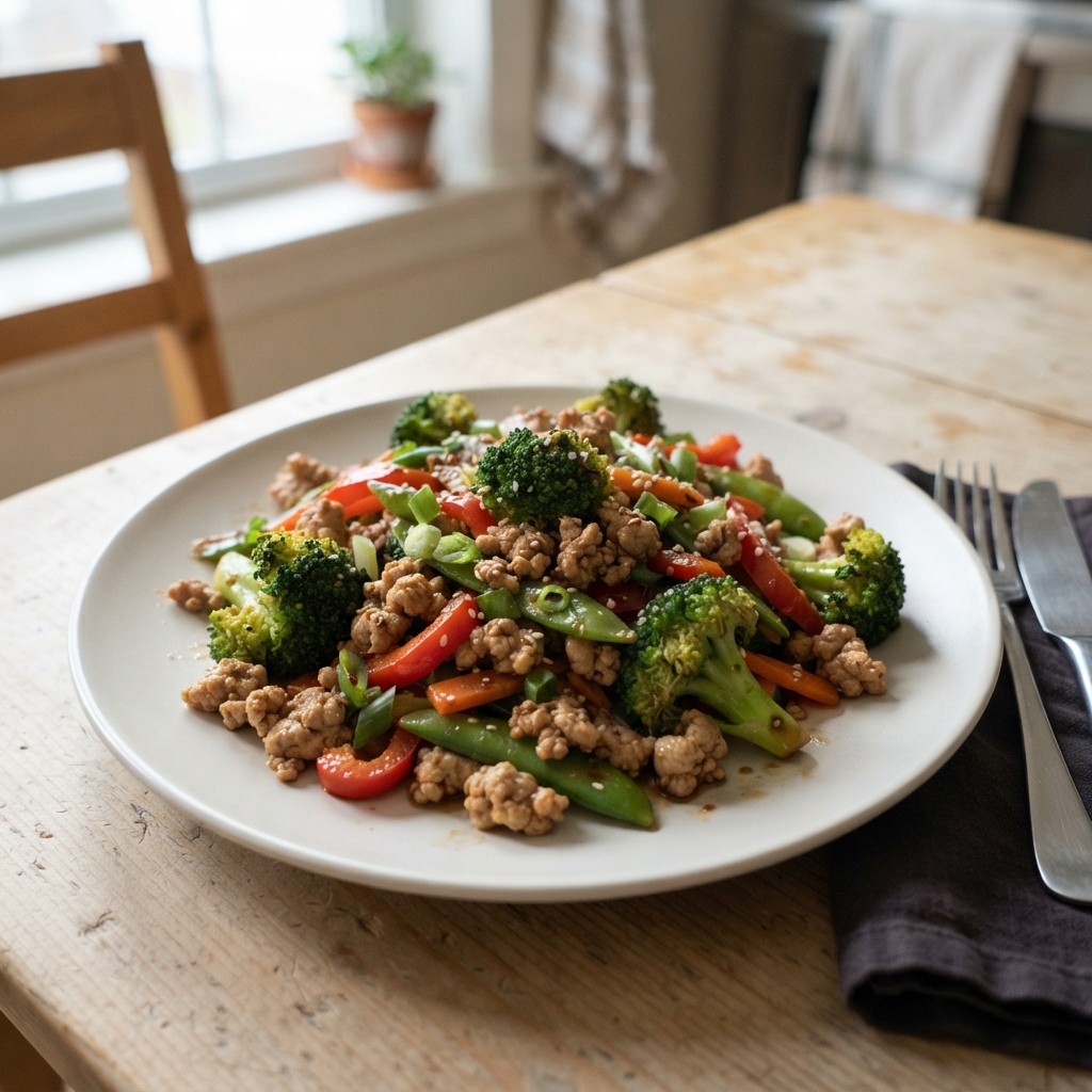 Quick Turkey and Veggie Stir-Fry