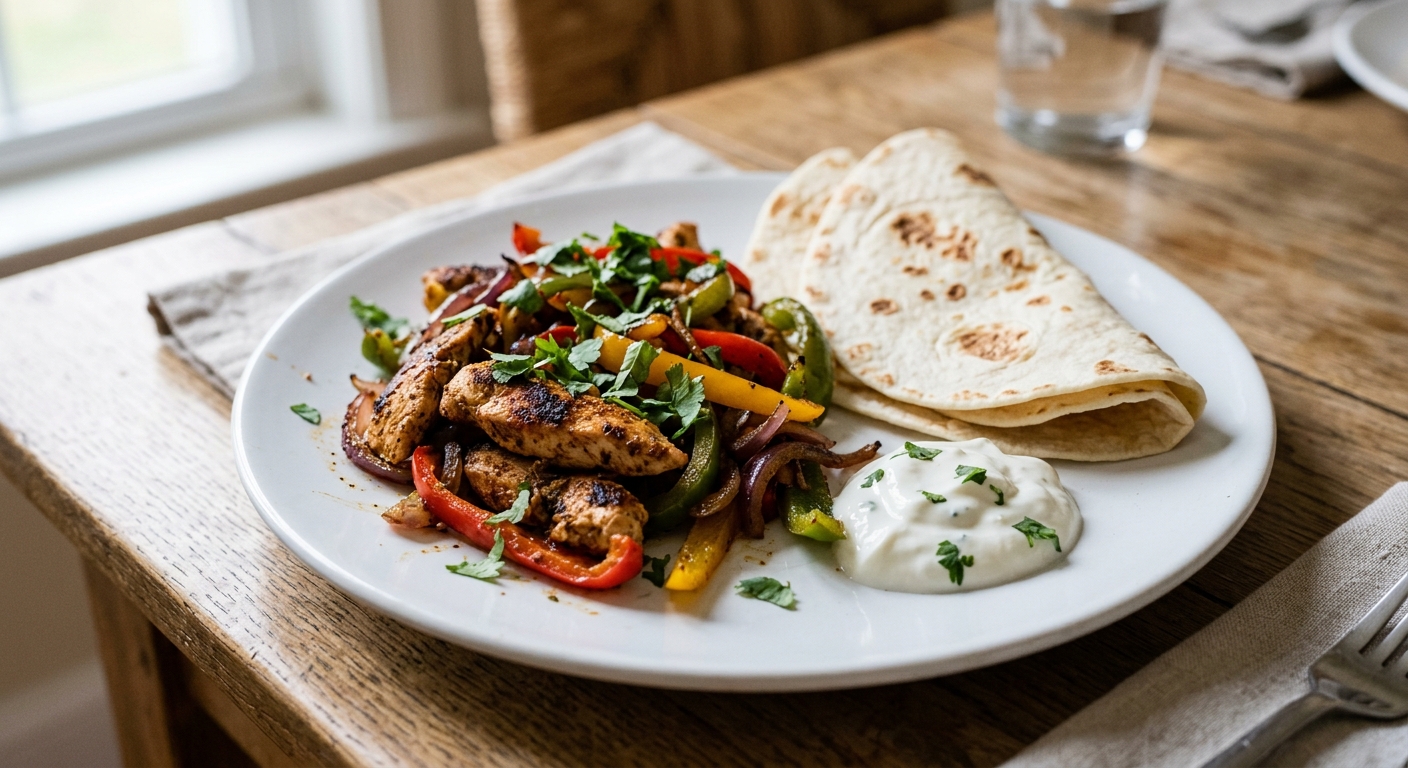 Sizzling Sheet Pan Chicken Fajitas