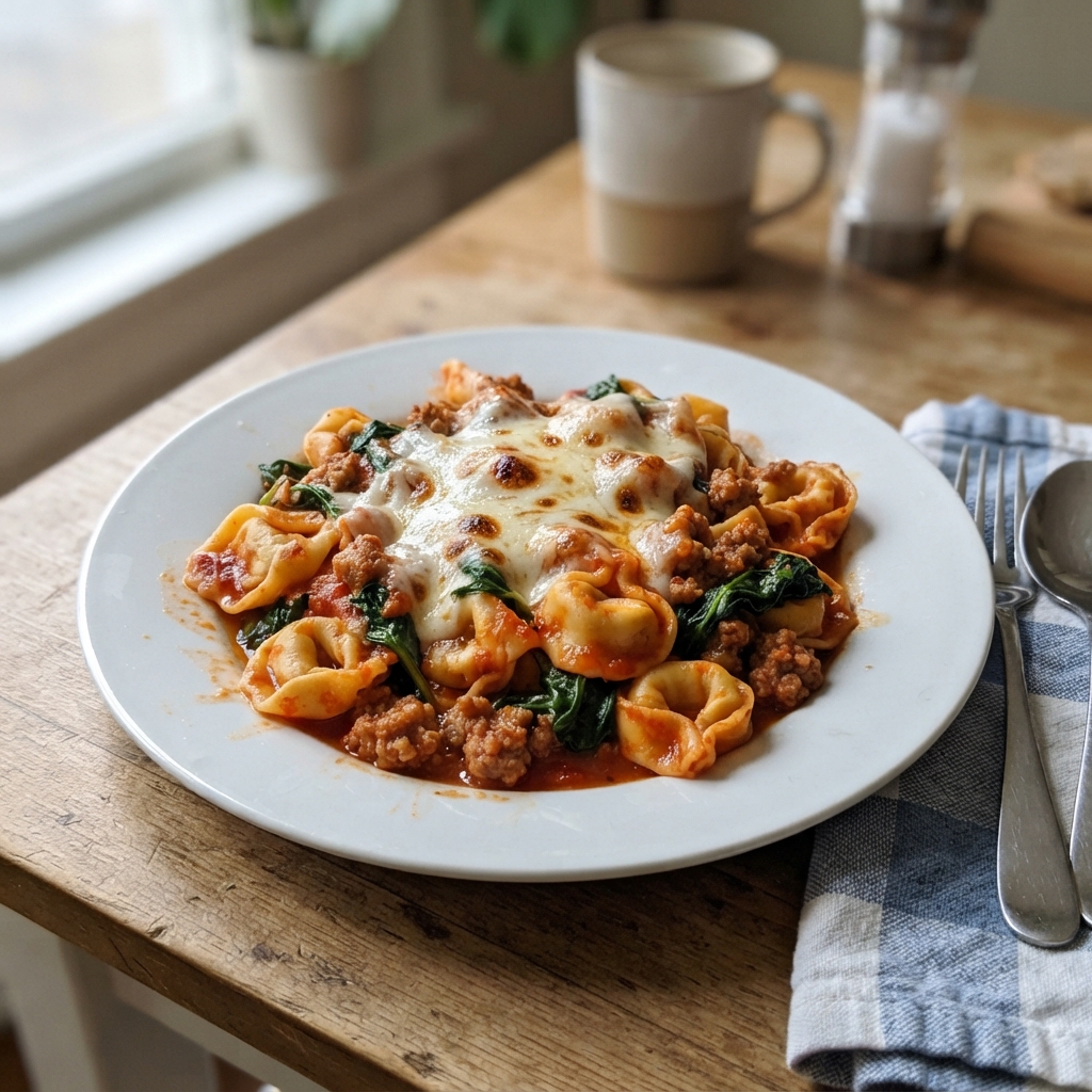 One-Pan Skillet Tortellini