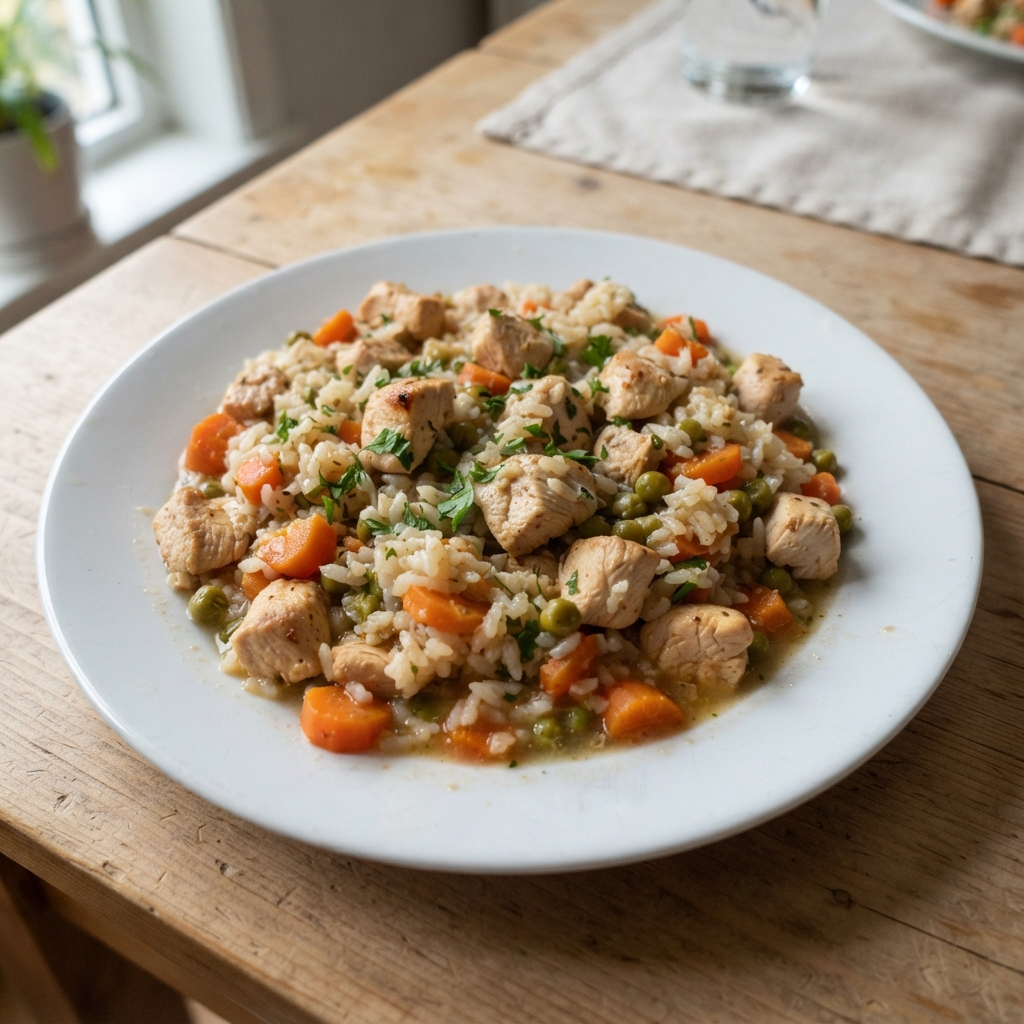Easy One-Pot Chicken and Vegetable Rice