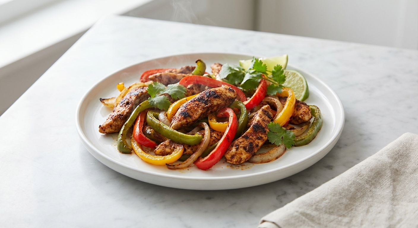 Sizzling Sheet Pan Chicken Fajitas