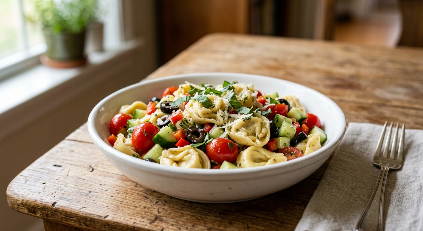 Zesty Summer Tortellini Salad