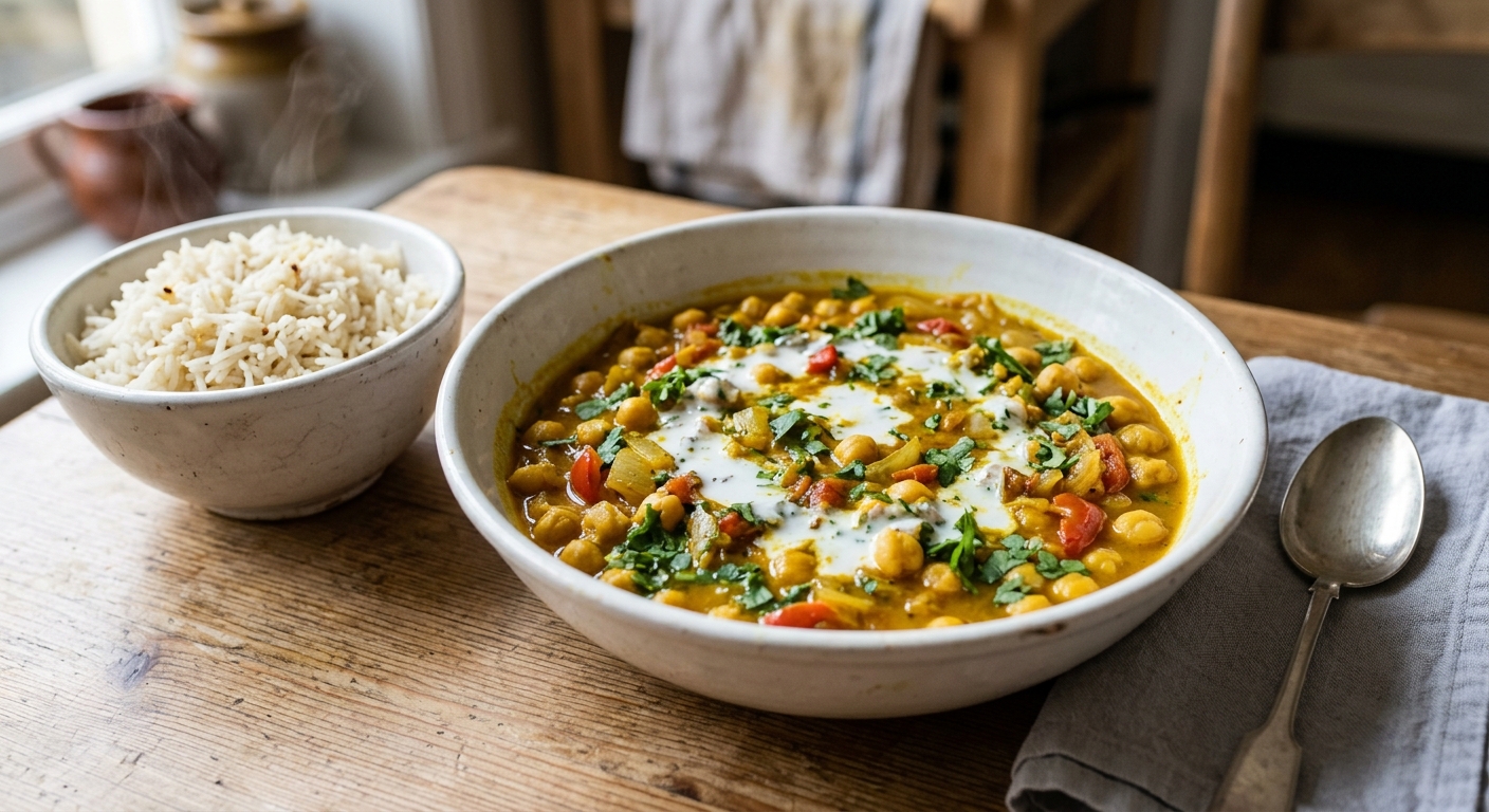 One-Pan Turmeric Chickpea Curry