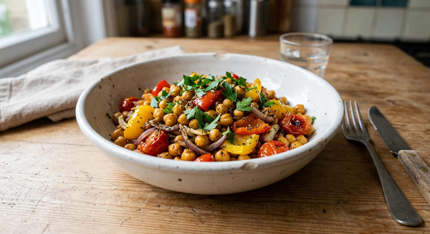 One-Pan Mediterranean Chickpea Stir-Fry