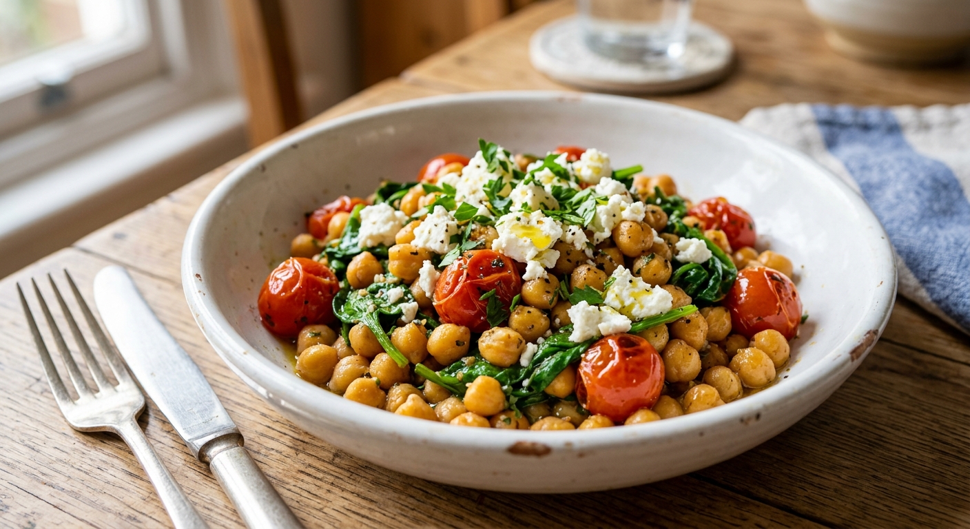 One-Pan Mediterranean Chickpea Stir-Fry