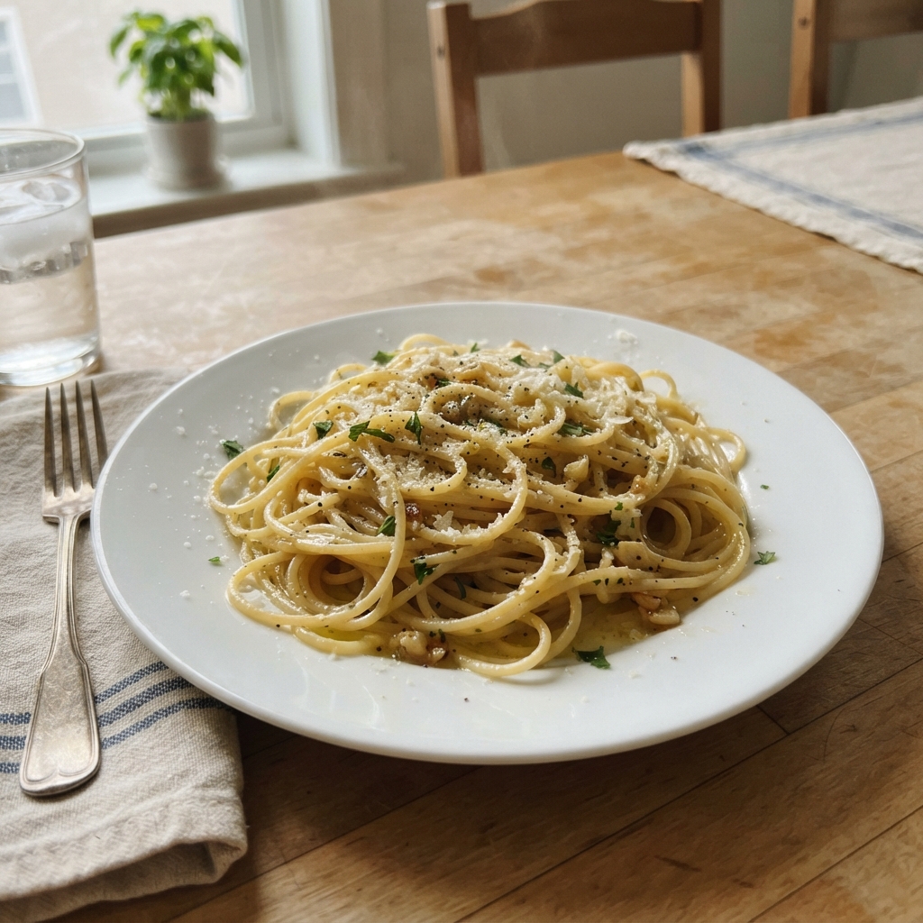 One-Pot Budget Garlic Butter Pasta