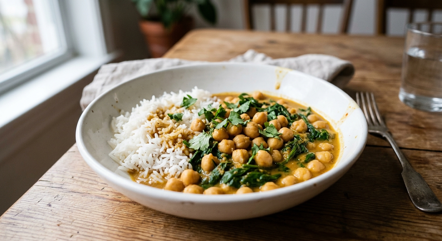 One-Pan Coconut Chickpea Curry