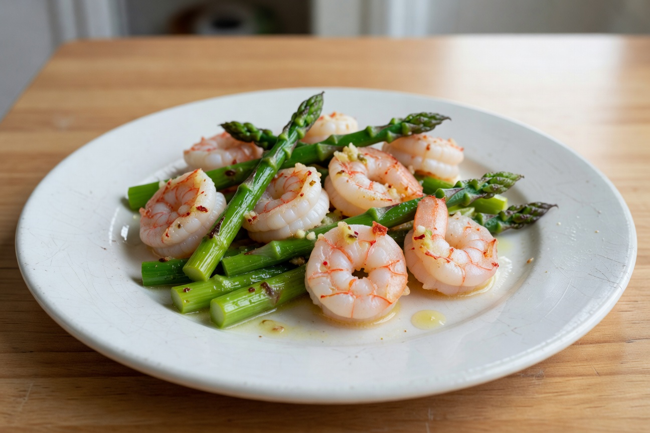 High-Protein Lemon Garlic Shrimp and Asparagus Sheet Pan