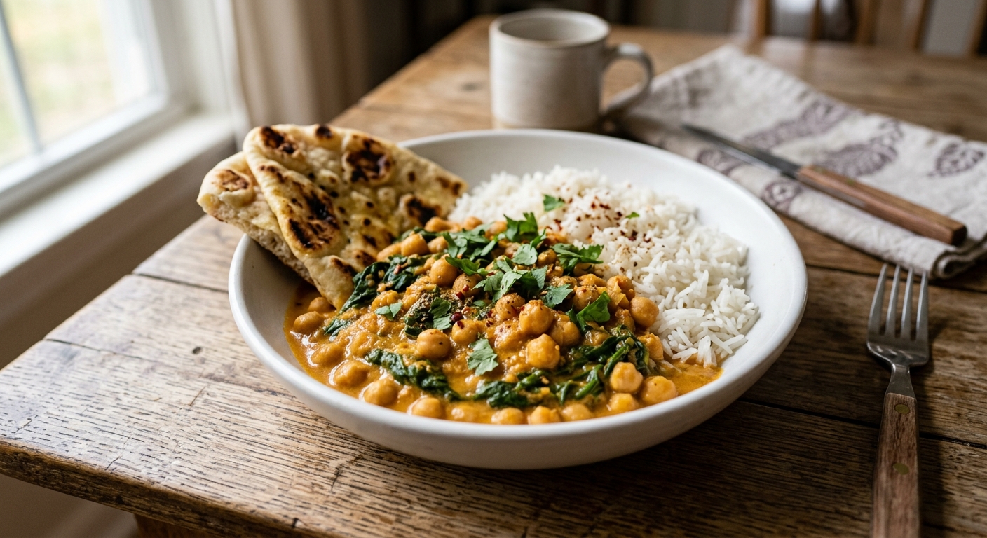 20-Minute Coconut Chickpea Curry