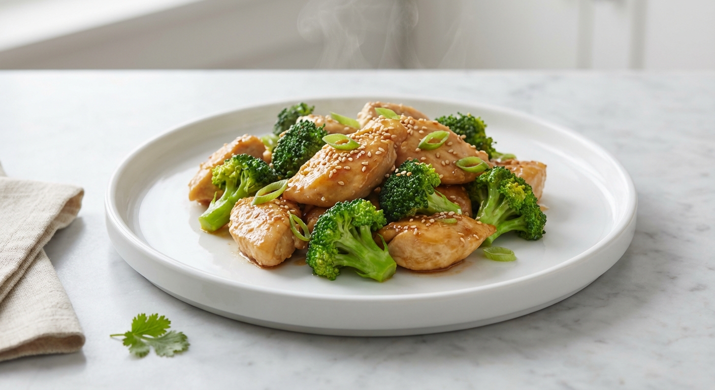 Quick Honey Garlic Chicken and Broccoli Stir-fry