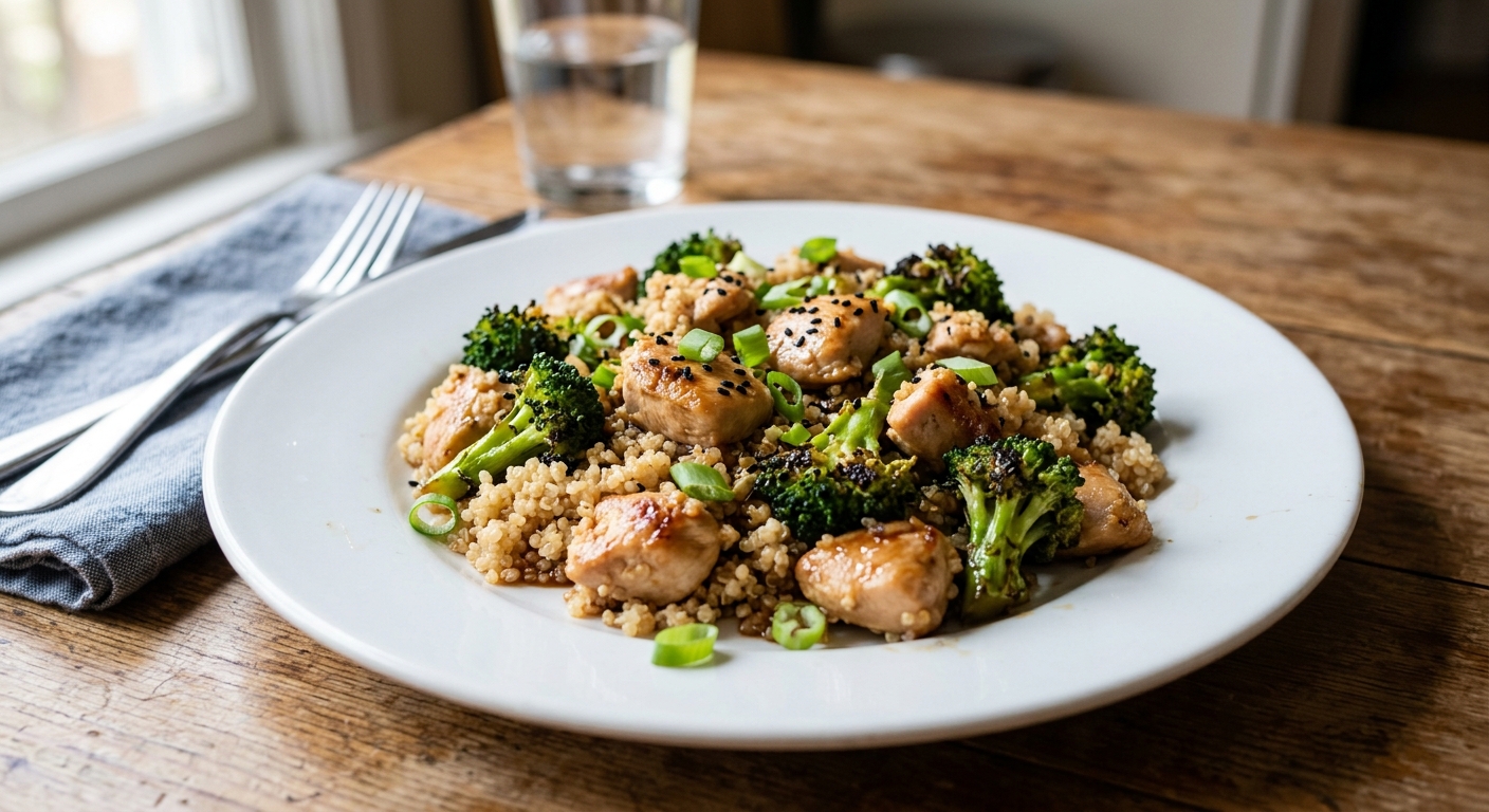 Power-Packed Chicken and Quinoa Stir-Fry