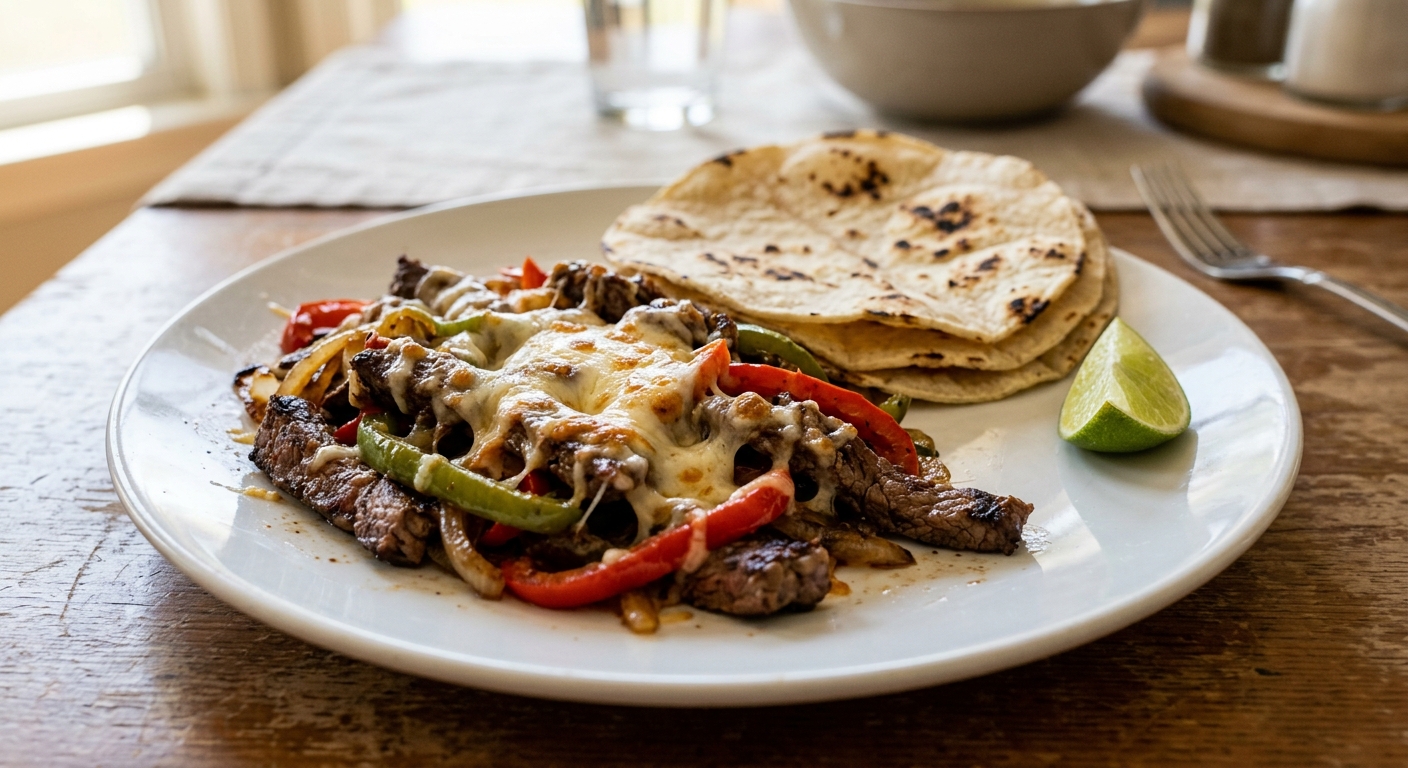 Sizzling Skillet Beef Alambre for Two