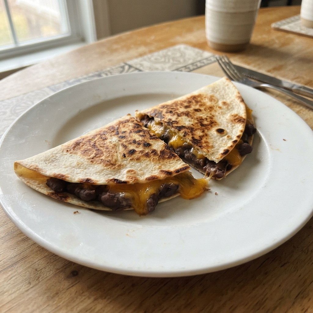 Budget-Friendly Bean and Cheese Quesadillas