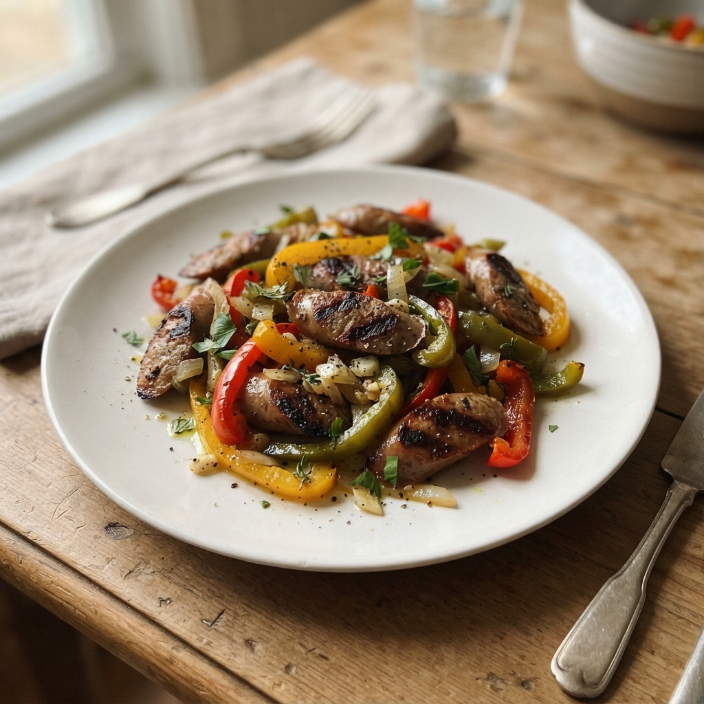 One-Pan Sausage and Pepper Skillet