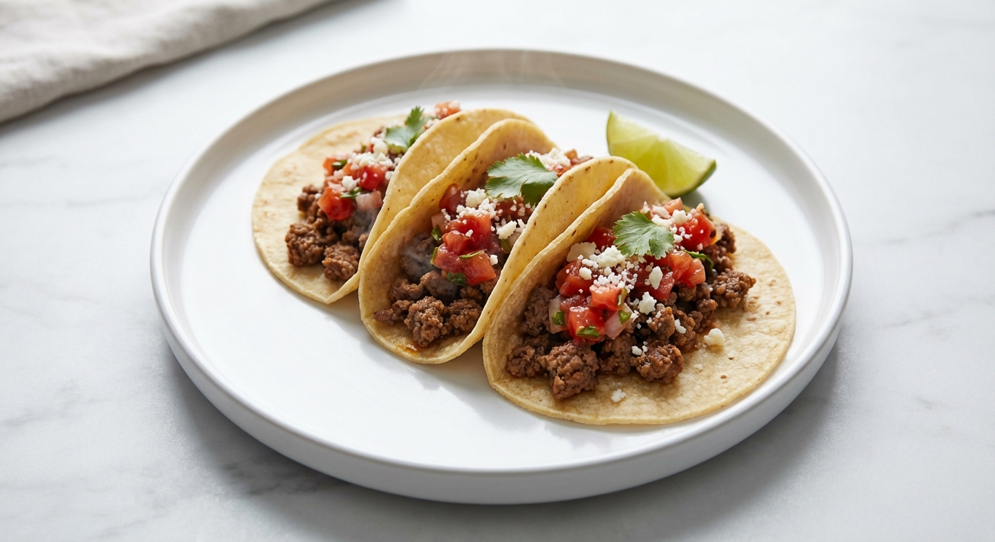 Quick Skillet Beef Tacos