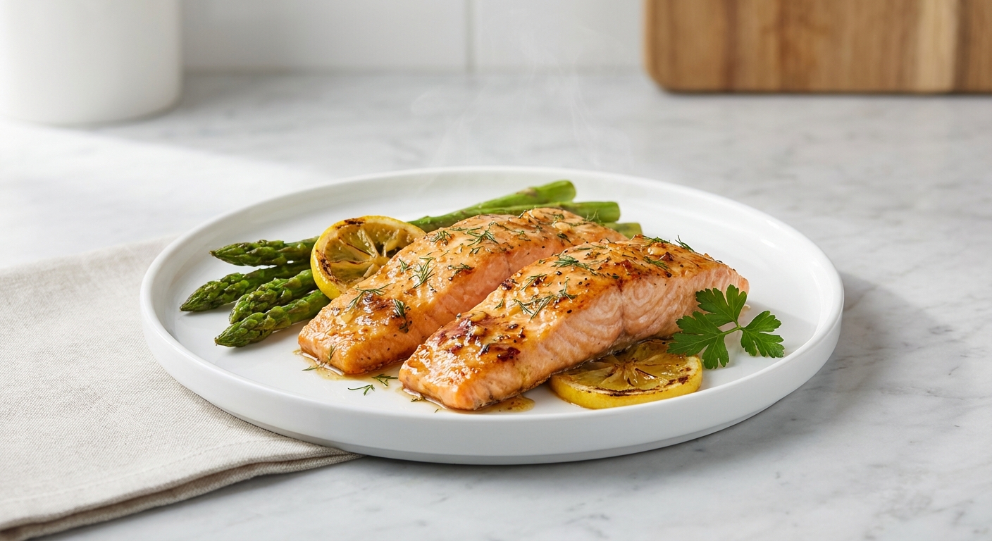 Zesty Sheet-Pan Salmon with Roasted Asparagus
