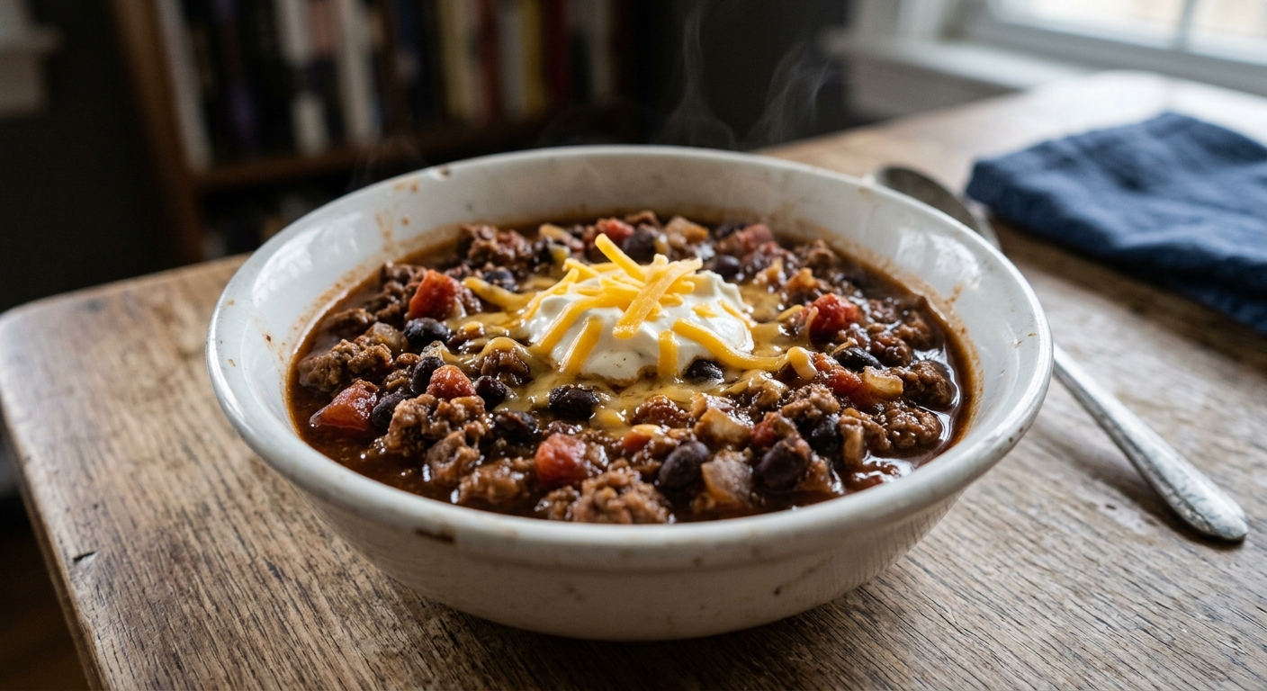 Hearty Beef and Bean Chili