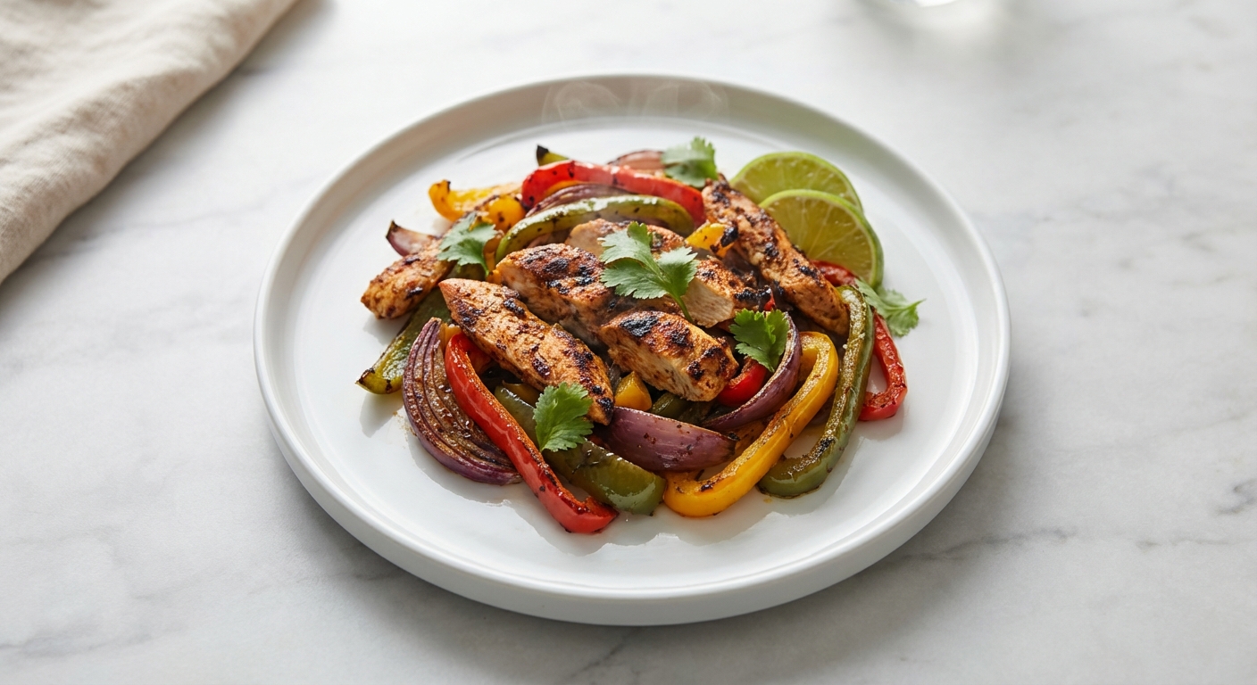 Zesty Sheet Pan Chicken and Veggie Fajitas