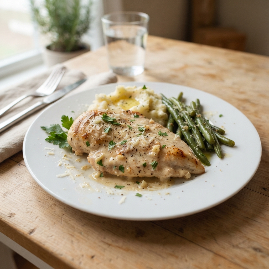 Creamy Garlic Butter Chicken Skillet
