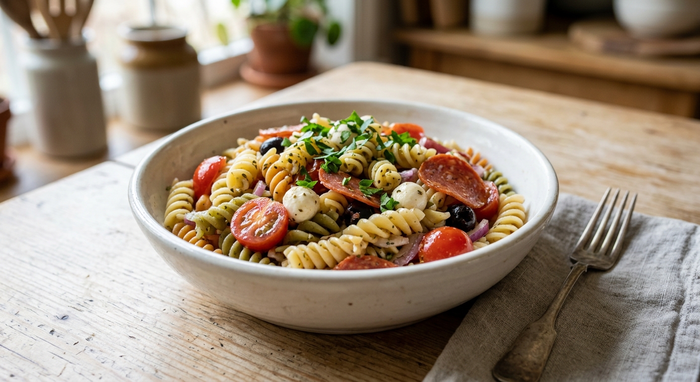 Zesty Make-Ahead Italian Pasta Salad