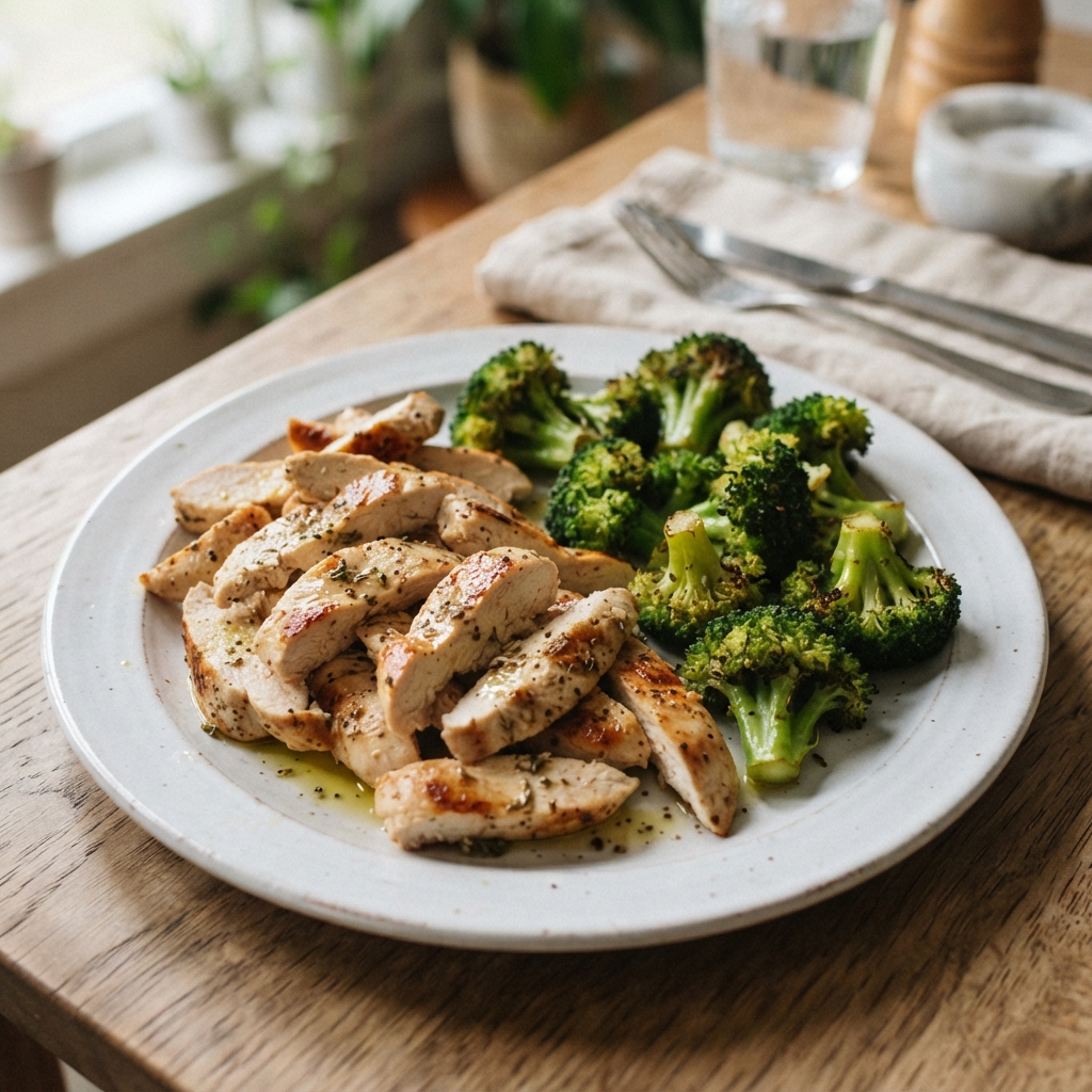 Lemon Herb Sheet Pan Chicken and Broccoli