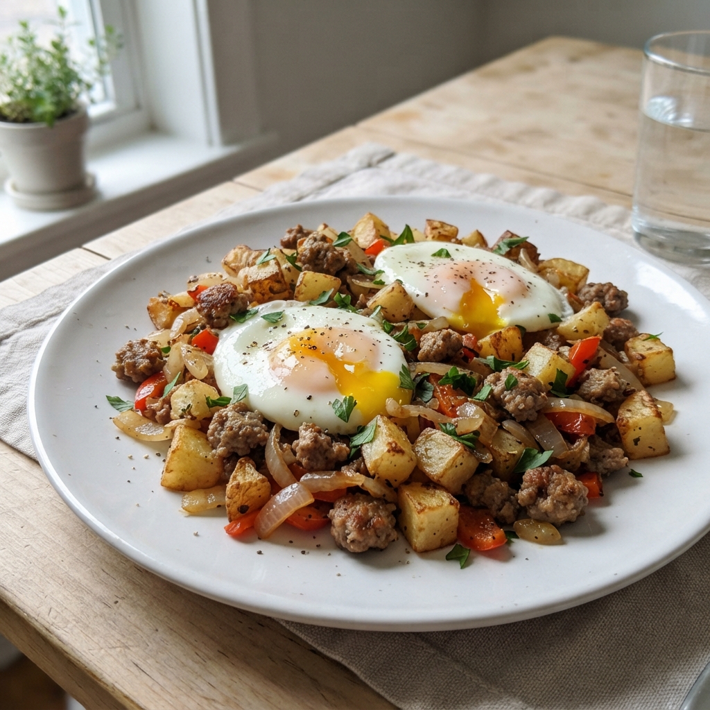 One-Pan Egg and Potato Hash