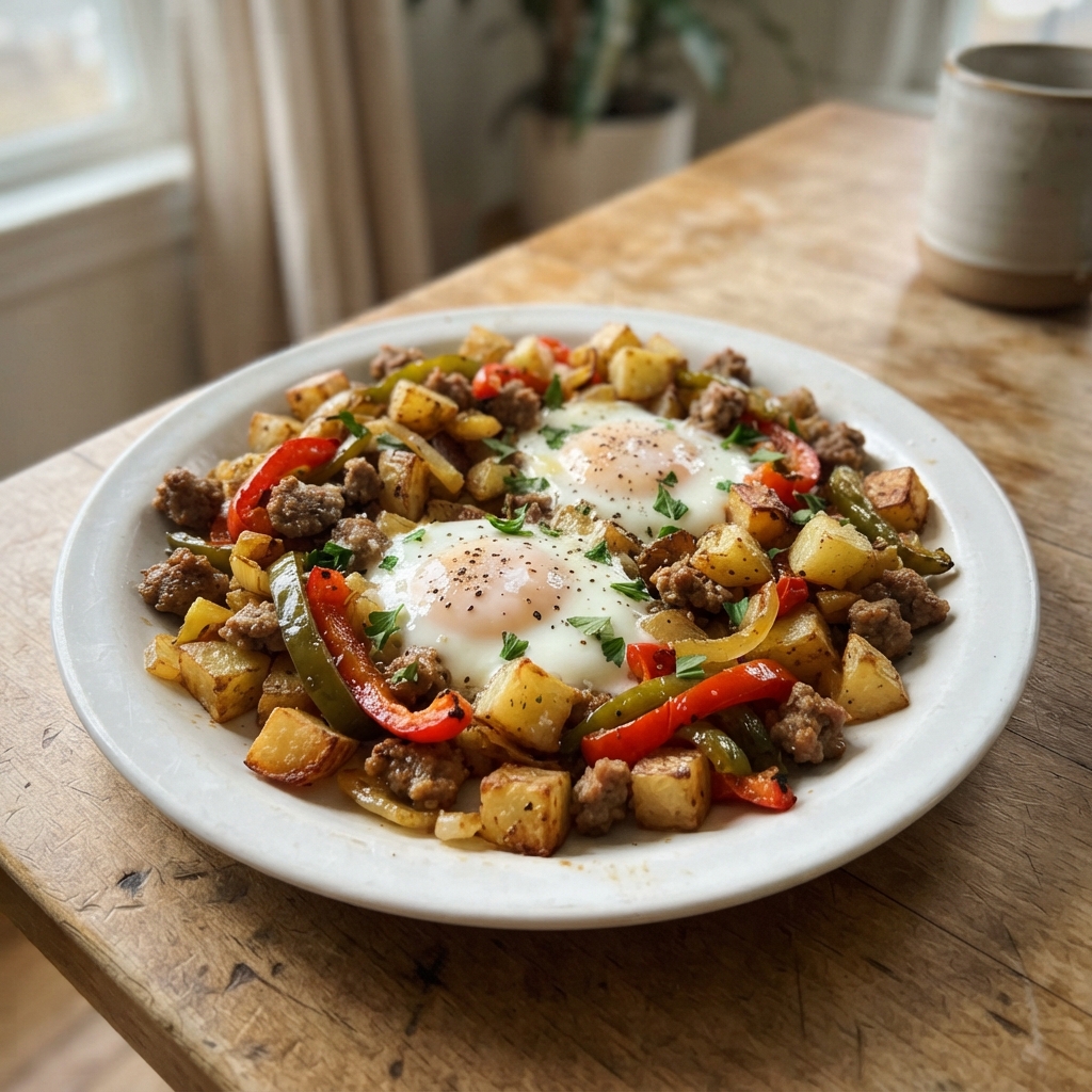 Budget-Friendly Sheet Pan Breakfast Hash