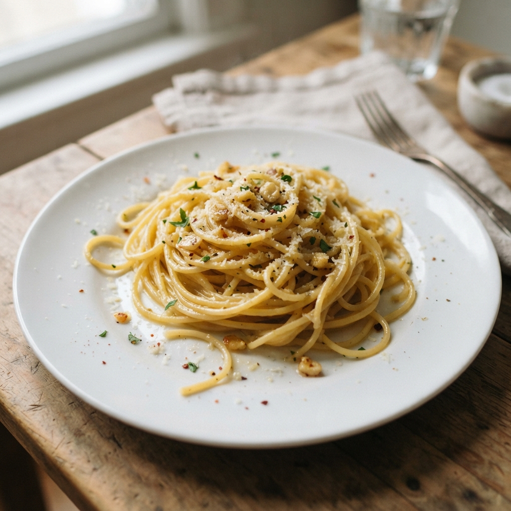 One-Pot Budget Garlic Butter Pasta