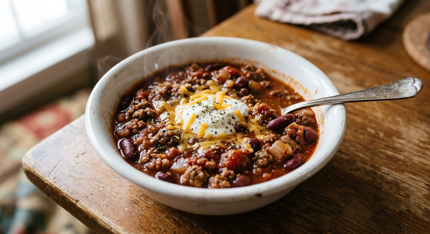 Hearty Beef and Bean Chili