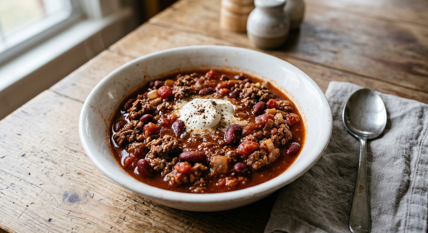 Hearty Beef and Vegetable Chili