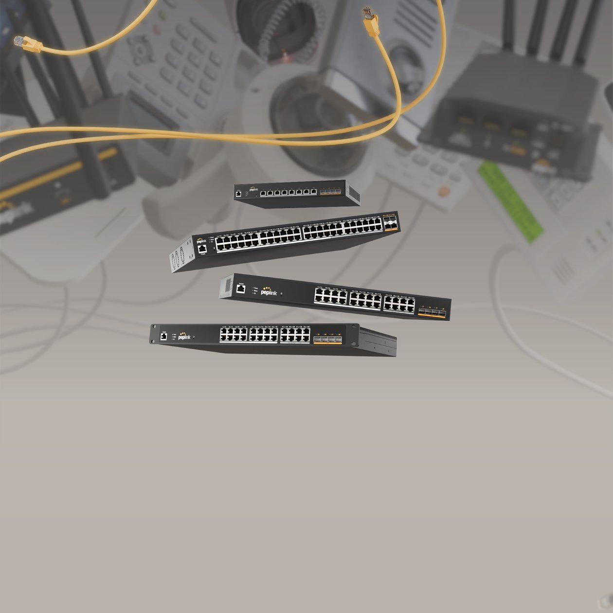 Switch Series: Flexible managed PoE switches in the Peplink ecosystem