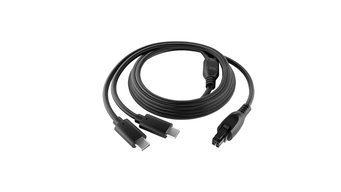 Peplink ACW-791 4-pin to USB-C power cable.