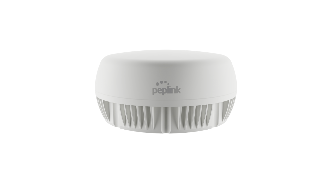Front view of the Peplink Antenna MAX outdoor antenna enclosure for cellular, Wi-Fi and GPS.
