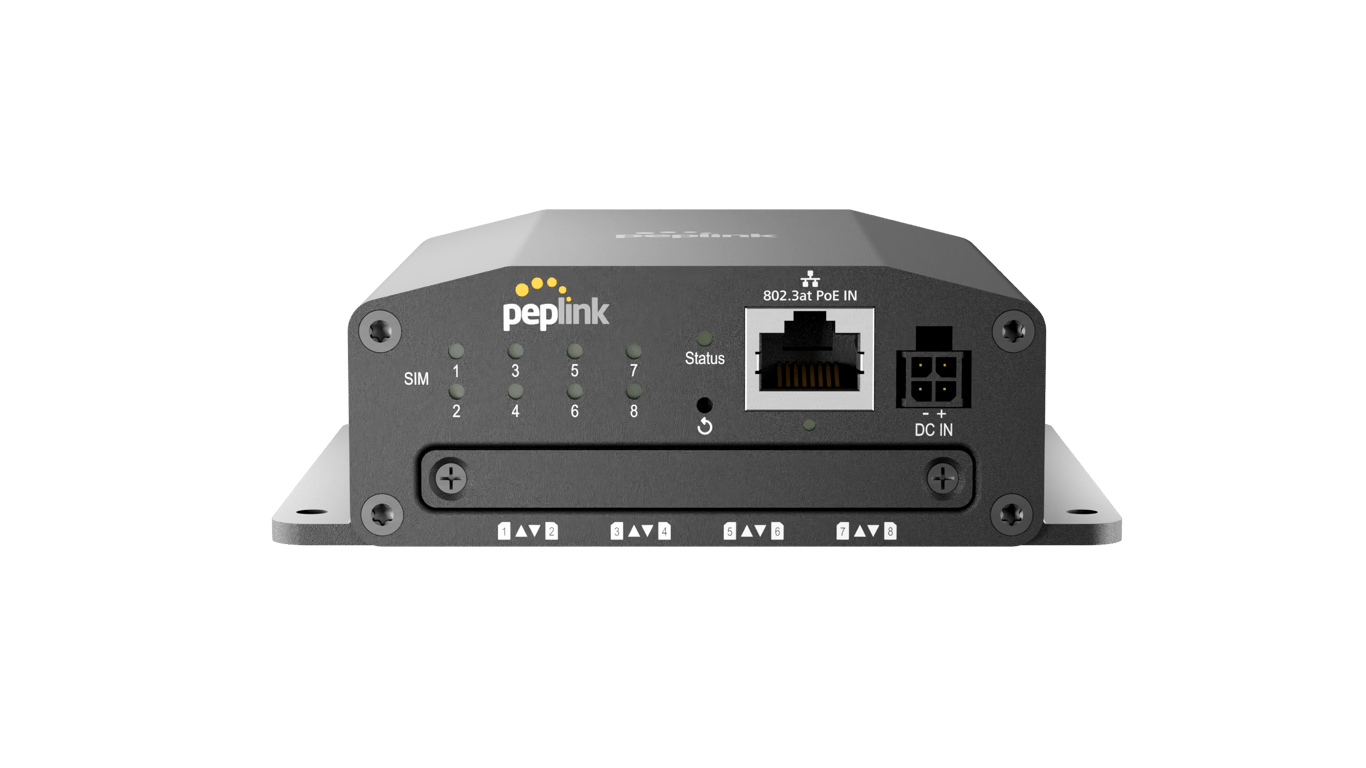 Front view of the Peplink SIM Injector Mini for remote SIM management.