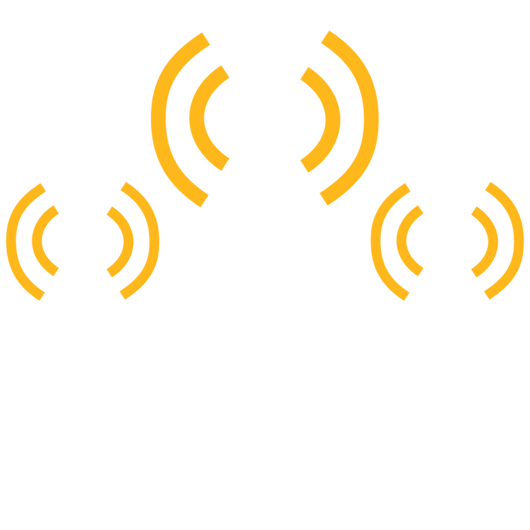 Three cellular tower icons representing multi-network wireless connectivity.