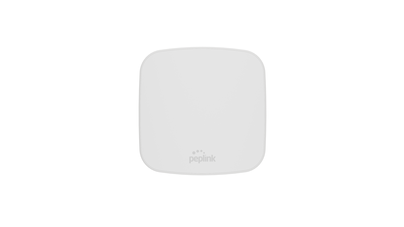 Front view of the Peplink AP One Mini Wi-Fi access point.