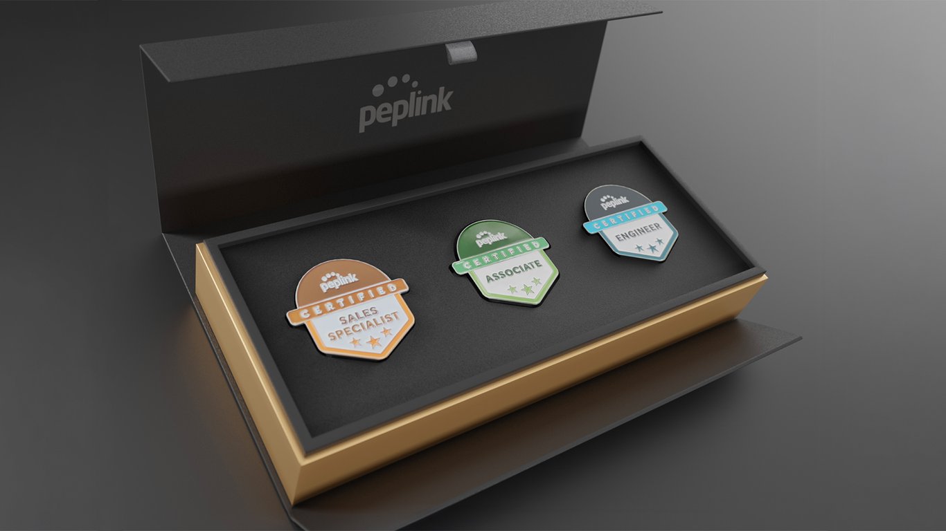 Peplink certification badges