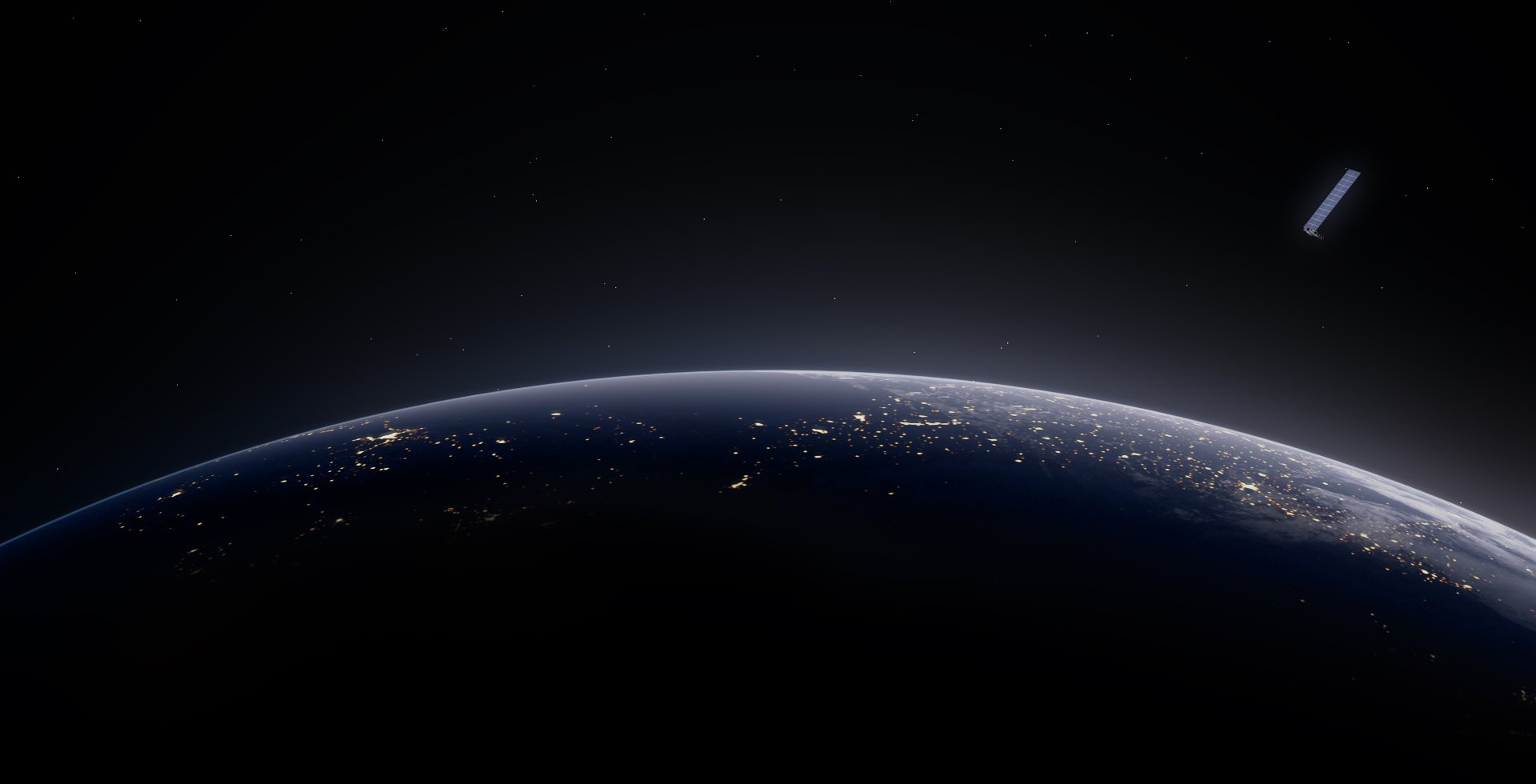 Peplink and Starlink solutions hero image showing Starlink satellite connectivity over Earth.