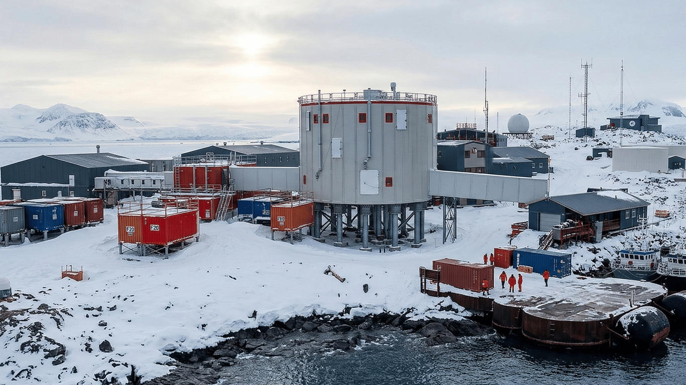 Remote polar research station using Starlink and Peplink bonded connectivity.