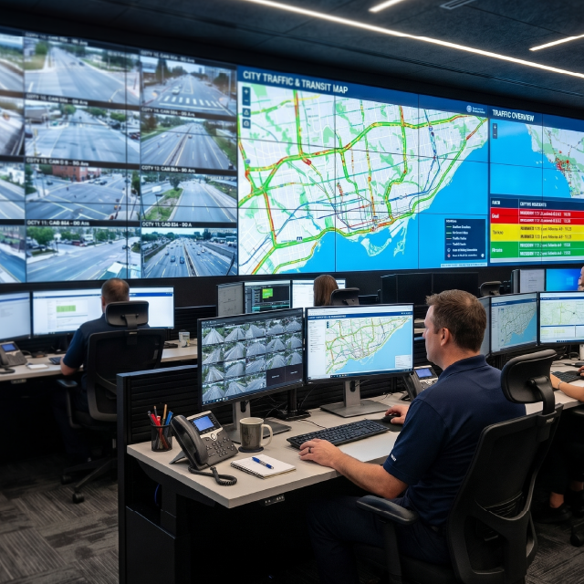 Continuous network transmission for real-time operational data.