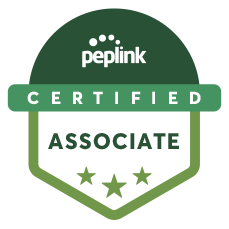 Peplink Certified Associate badge