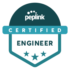Peplink Certified Engineer badge