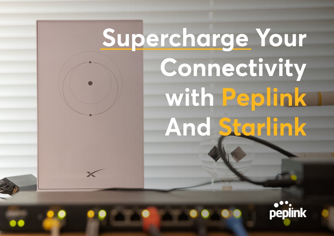 Supercharge with Peplink and Starlink Cover