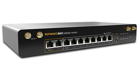 Pepwave MAX HD4. Quad 4G LTE Mobile Router.