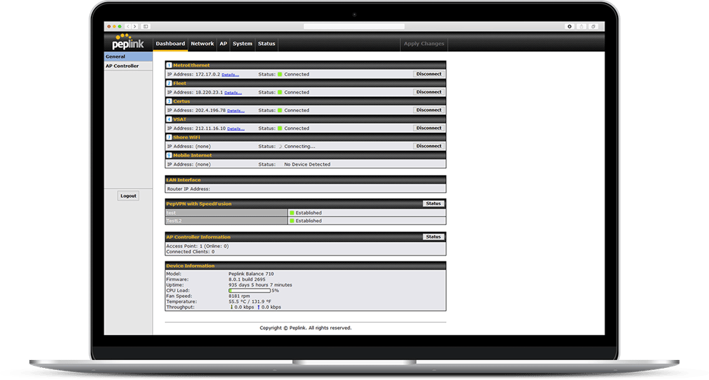 1.5Gbps Multi-WAN (5 Ports) Router Balance 580 #5