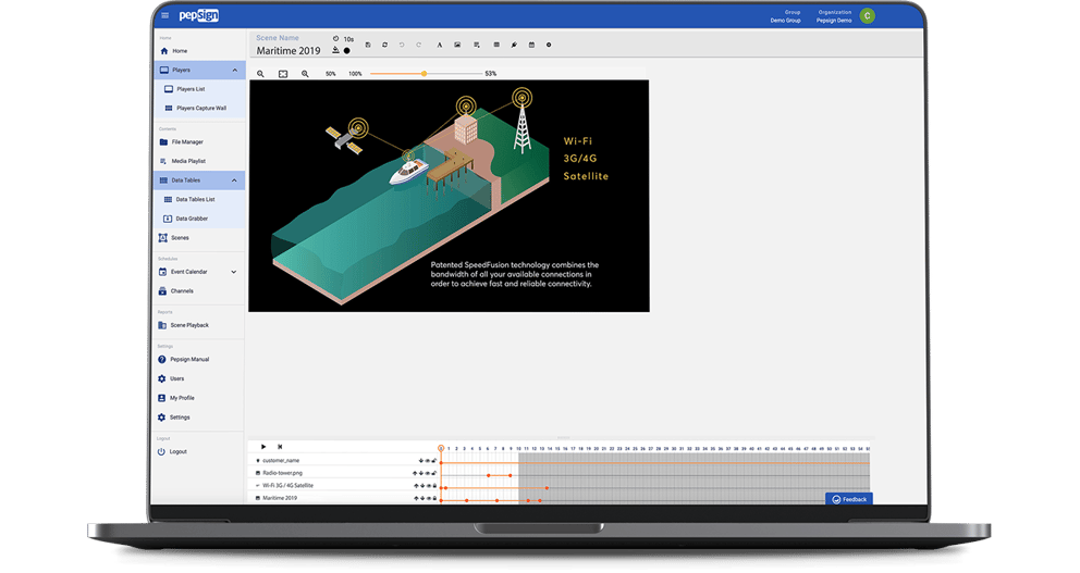 Cloud-Based Digital Signage Solution PEPSIGN #2